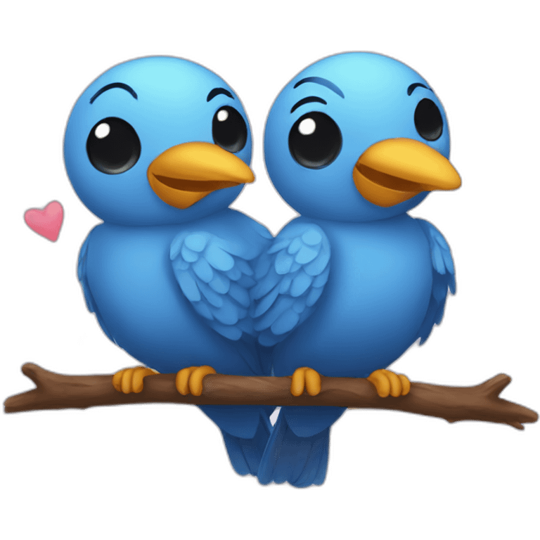 birds in love emoji