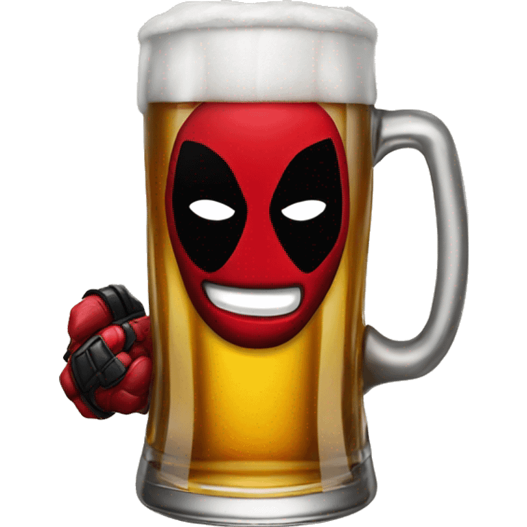 Deadpool beer emoji