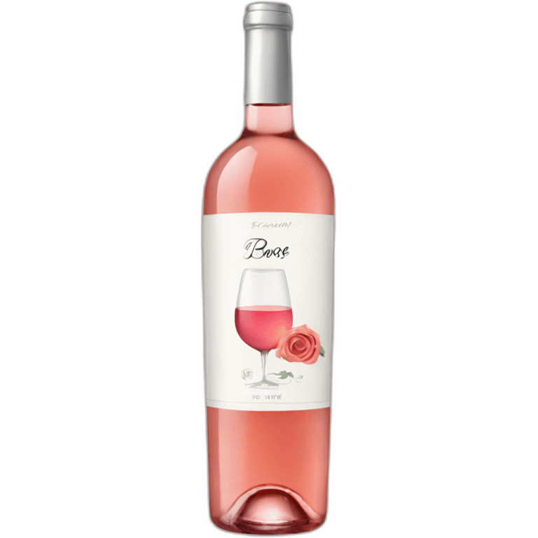 Rosé wine emoji