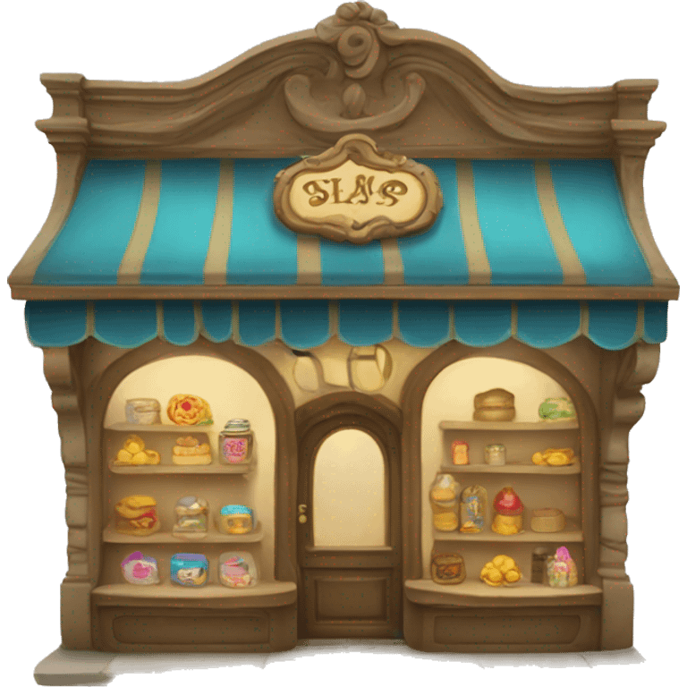 a little cute shop , Baroque style  emoji