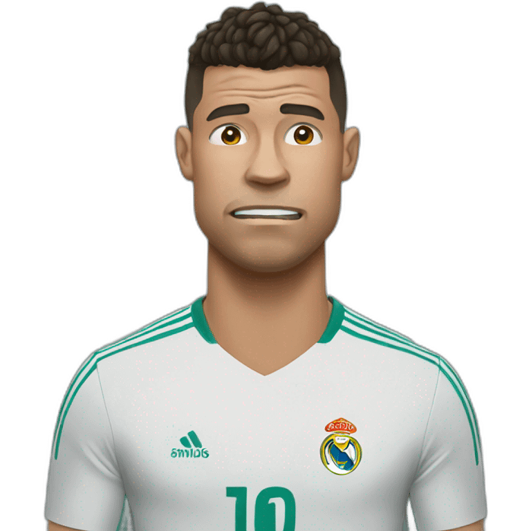 Ronaldo crying  emoji