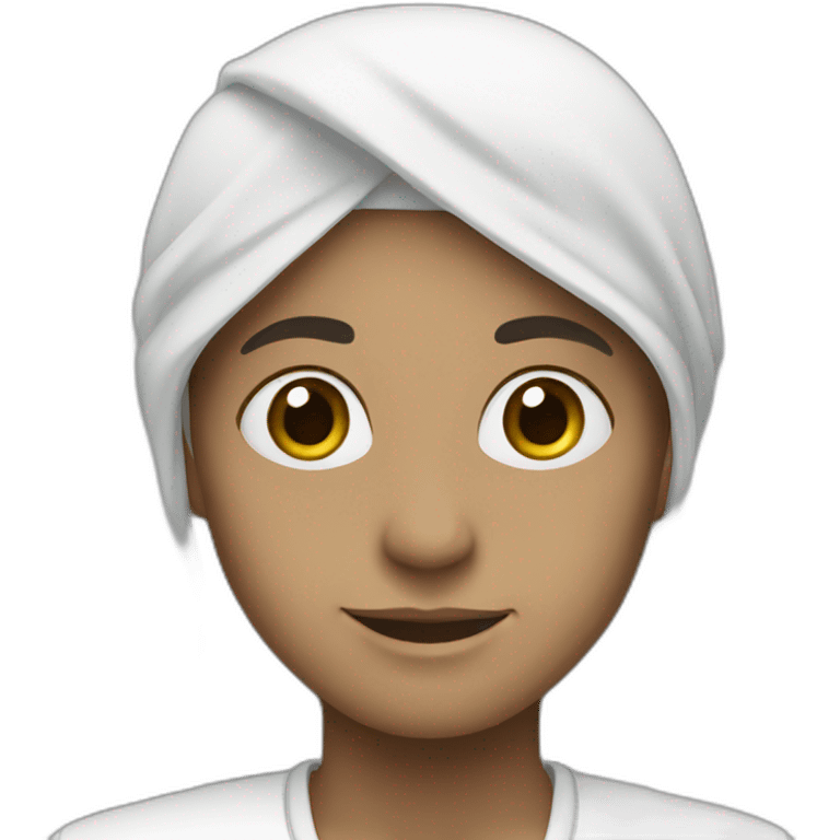 Muslim white emoji