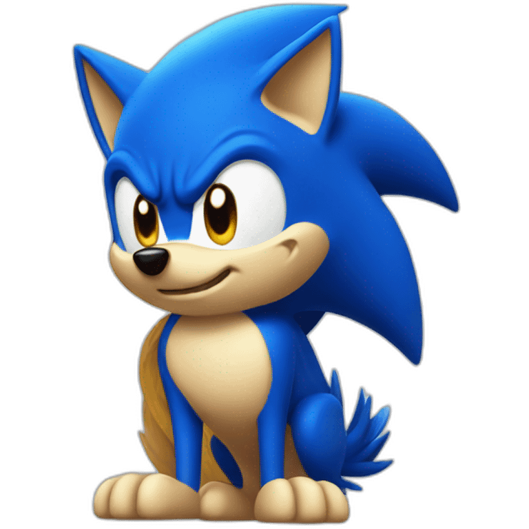 blue sonic the hedgedog emoji