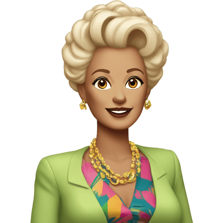 Blanche from golden girls emoji