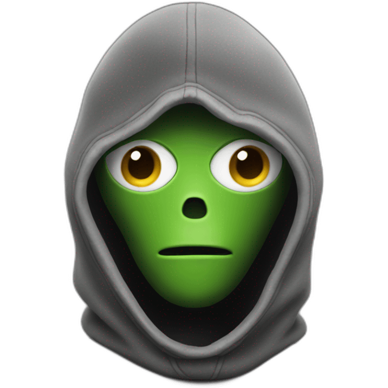 Alien with balaclava emoji