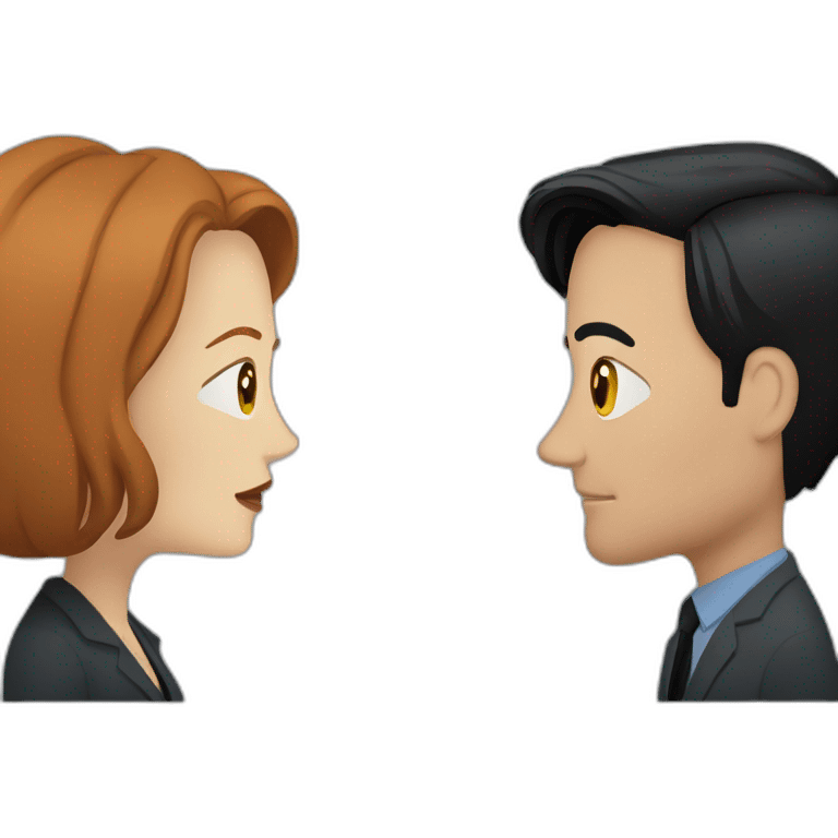 Mulder and Scully emoji