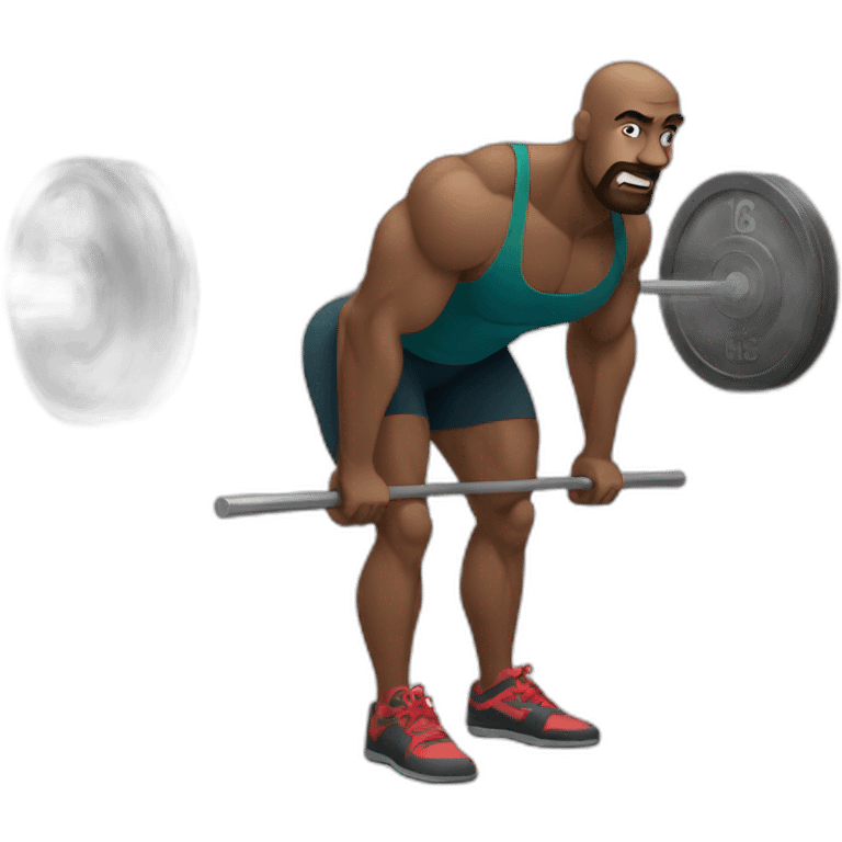 Man doing Deadlift emoji