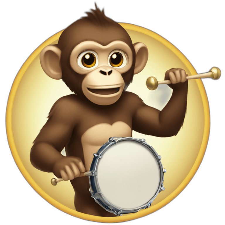 monkey with cymbals emoji