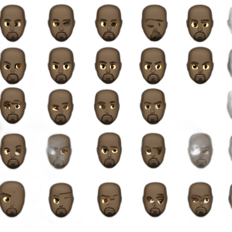 kanye west yeezus emoji