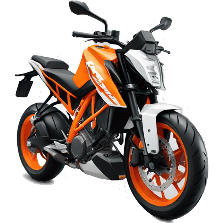 Ktm Duke motorcycle  emoji