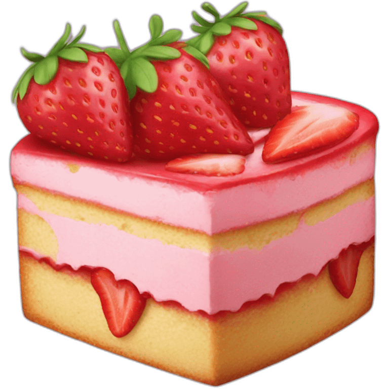 cake strawberry emoji