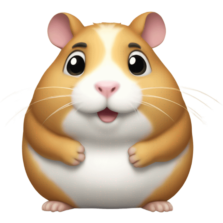 Fat hamster that’s so fat he’s blurry and takes up more than the whole screen emoji