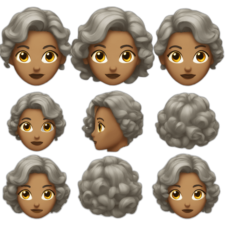 Scarlet Johnson with hair emoji