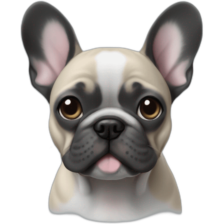 puppy french bulldog blue marle emoji