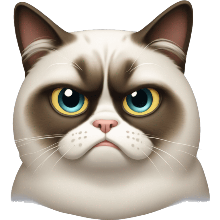 Grumpy cat emoji