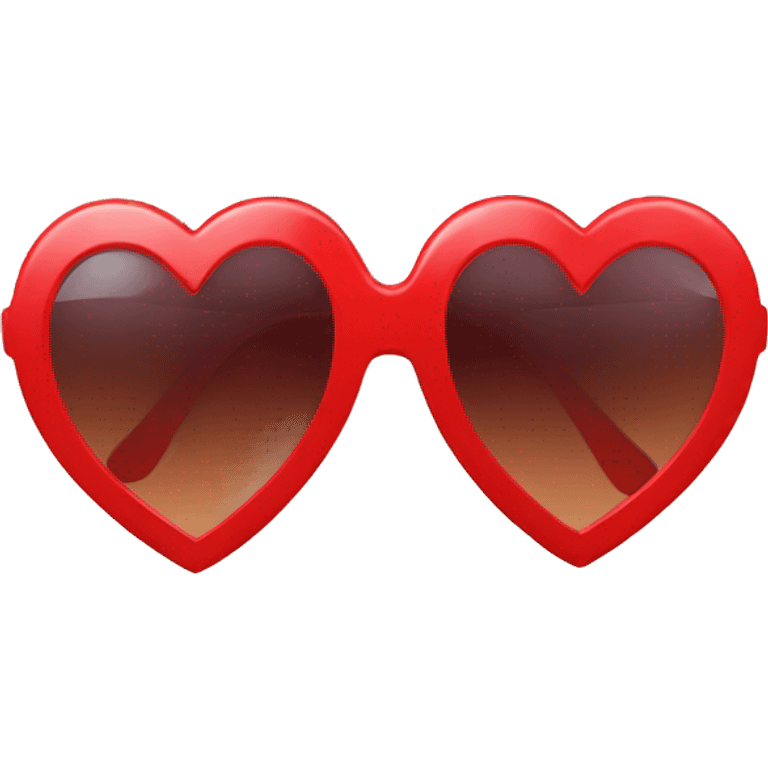 Red heart sunglasses emoji