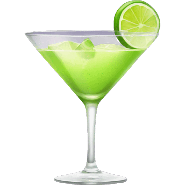 Cosmopolitan with lime  emoji