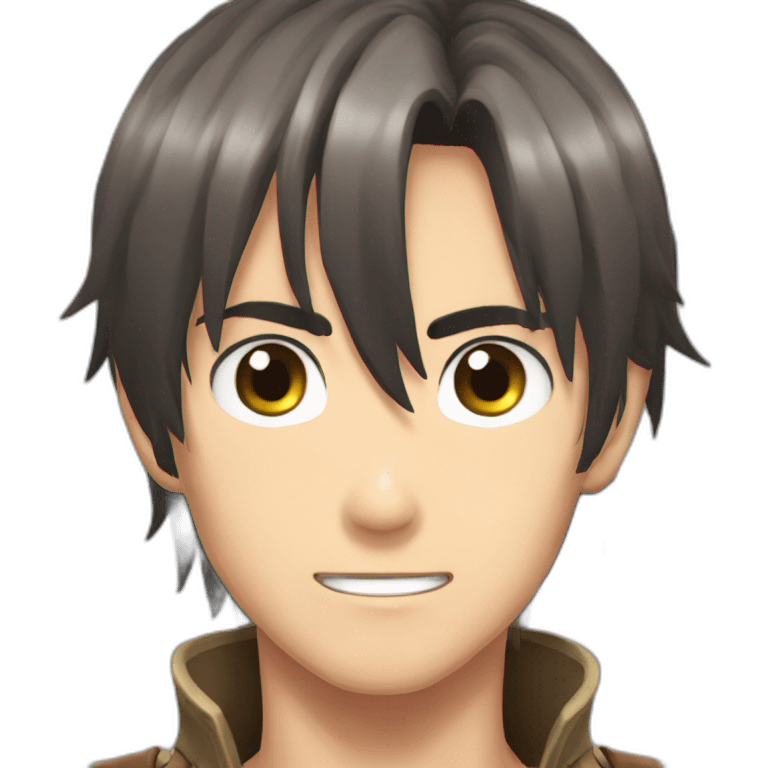 Eren Jager long hair emoji