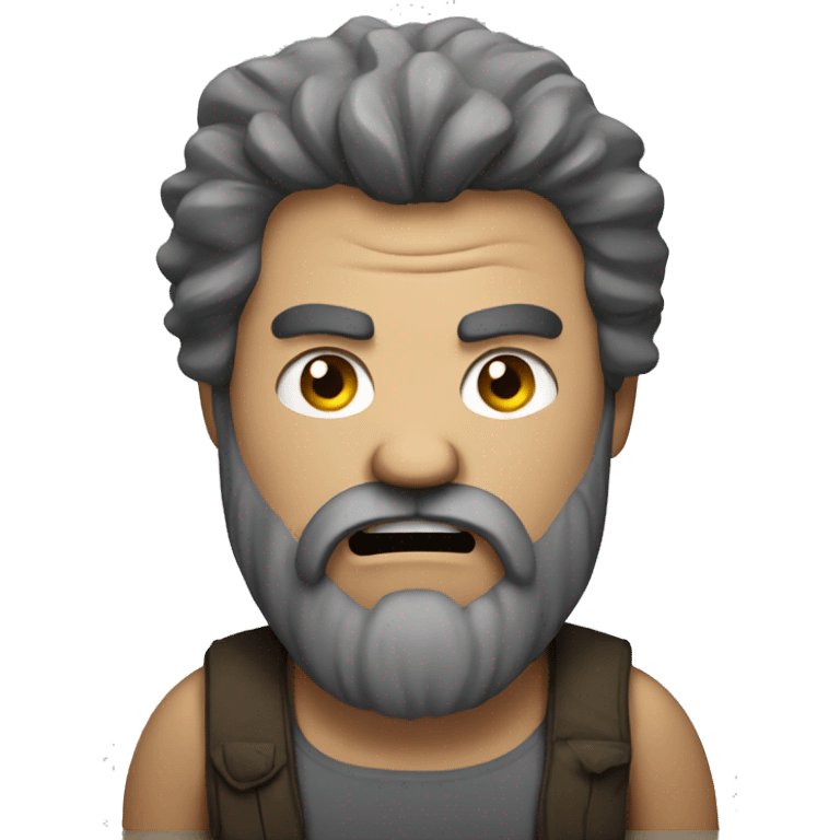 angry bearded man emoji