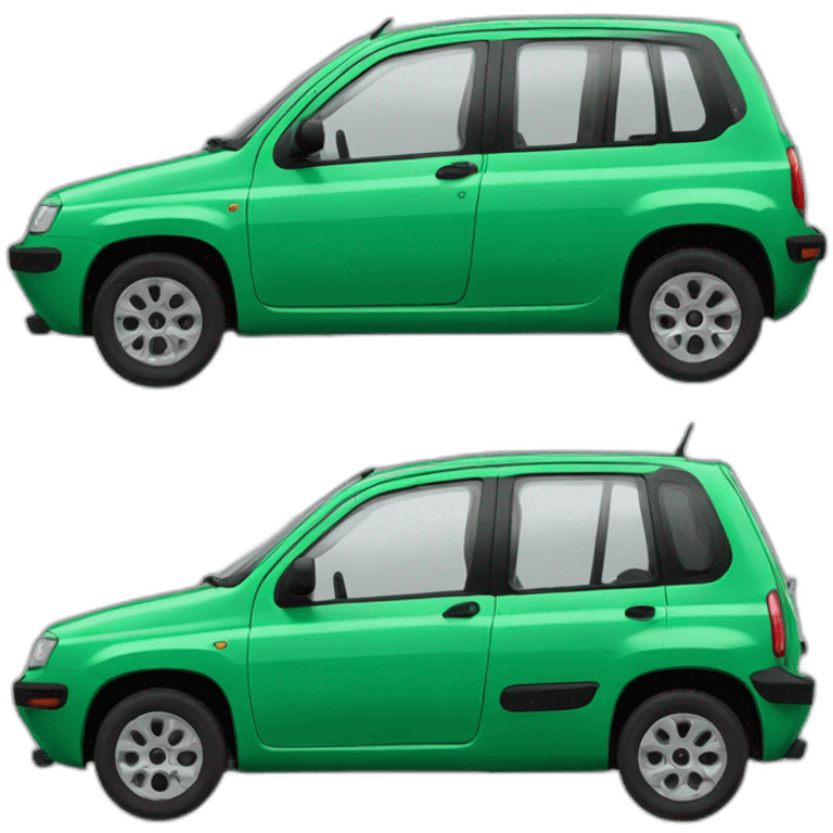 Fiat panda green emoji