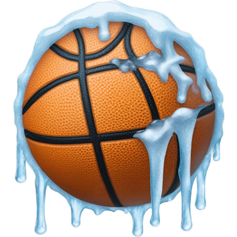 Basketball freezing emoji