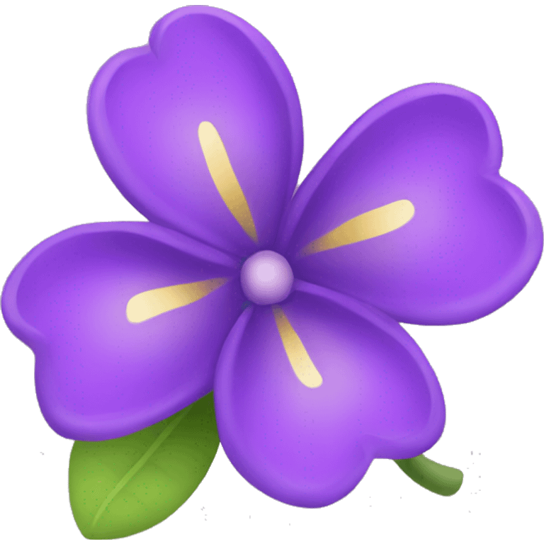 little purple flower emoji