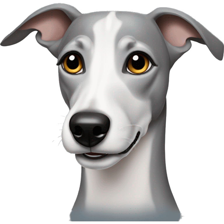 Grey whippet emoji