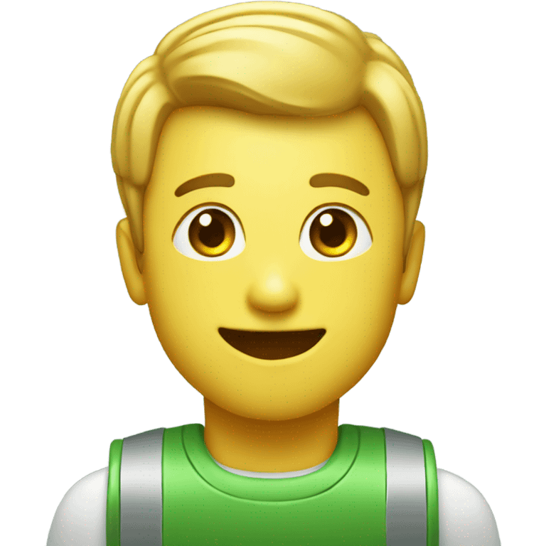 Little bit Smiling Green battery  emoji