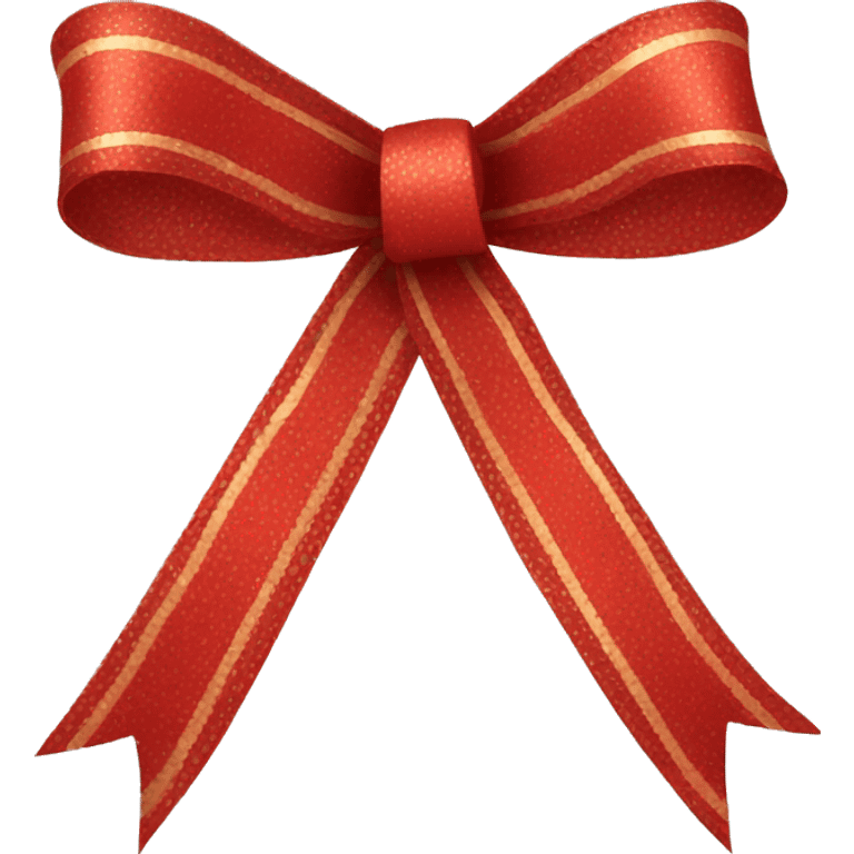 red ribbon bow emoji