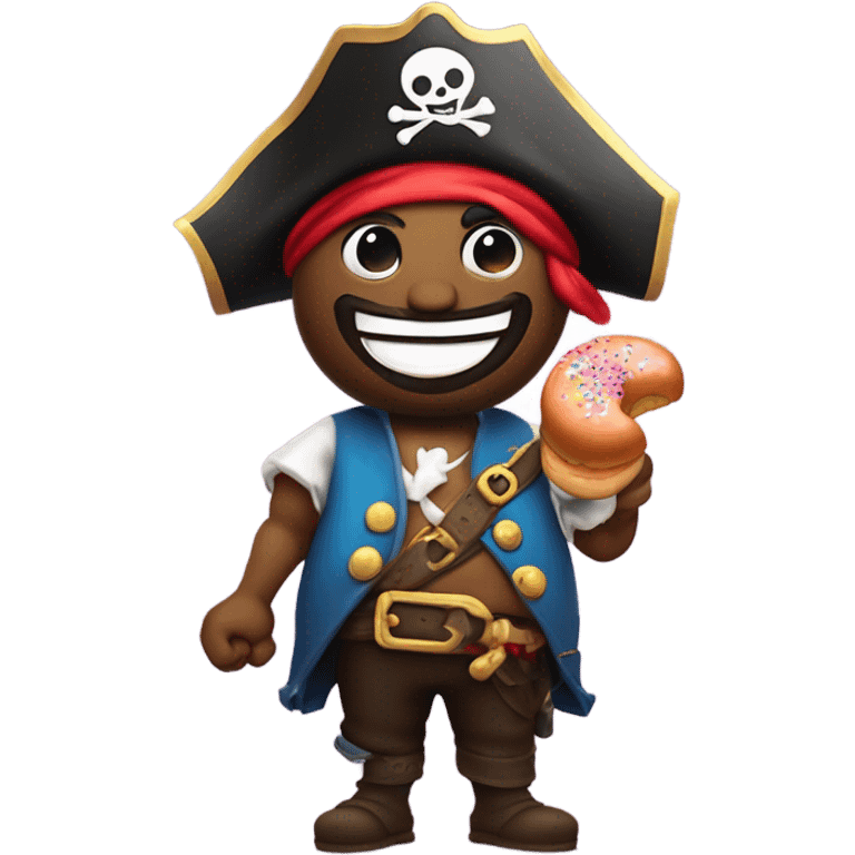 donut the one peg legged pirate emoji