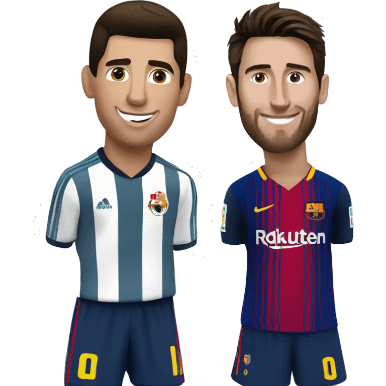 Cristiano and messi emoji