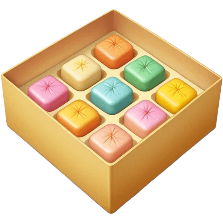 Box of wagashi emoji