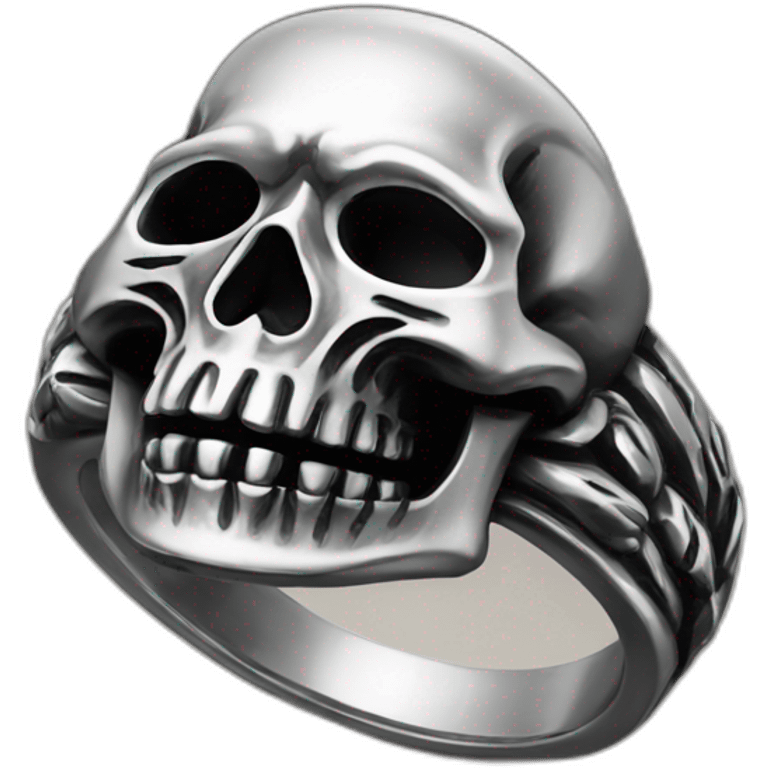 Memento mori ring emoji