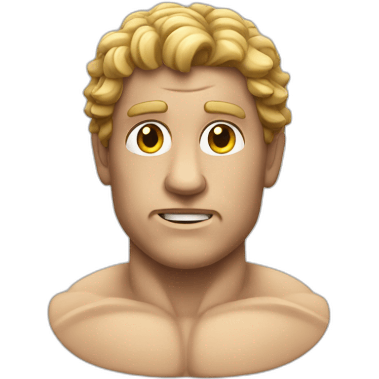 greek god with muscles emoji