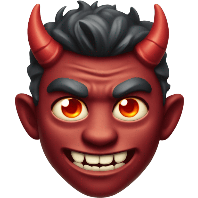 Devil smiling emoji