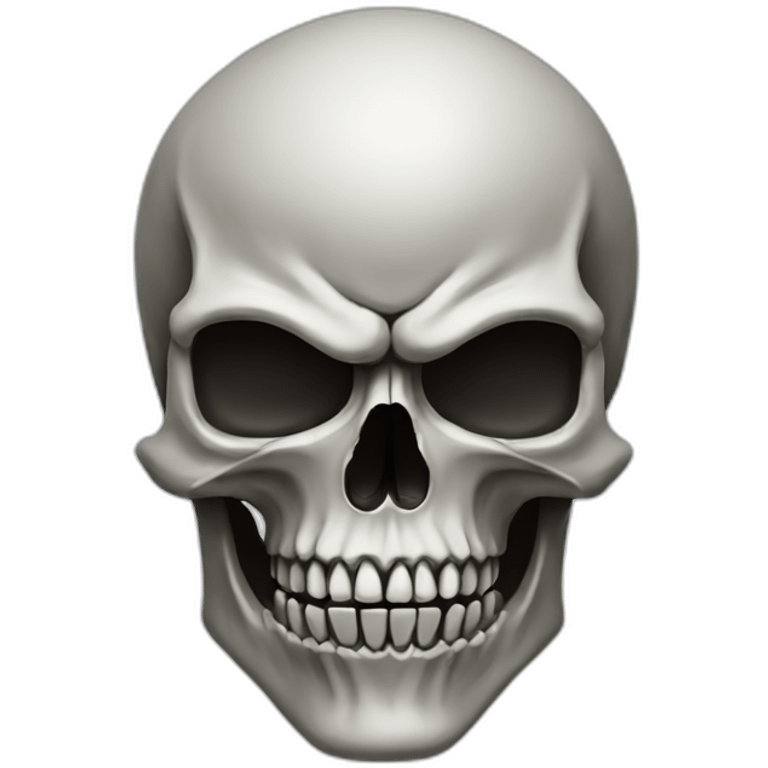 thunder skull emoji