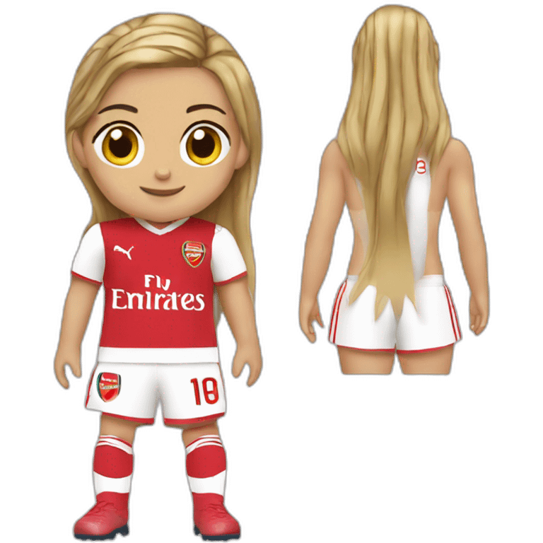 Arsenal home kit alessia russo emoji