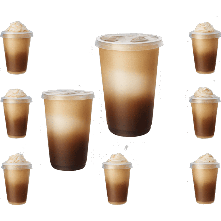 Iced coffee emoji