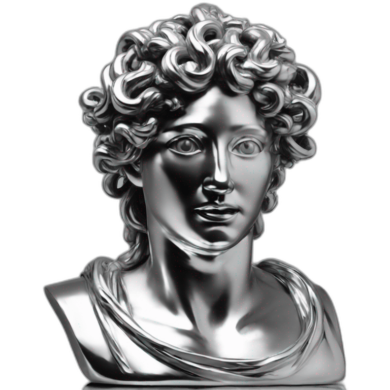 rome-antic-statue medusa chrome emoji