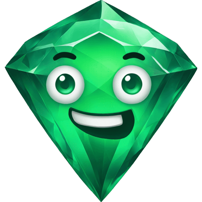 Green diamond emoji