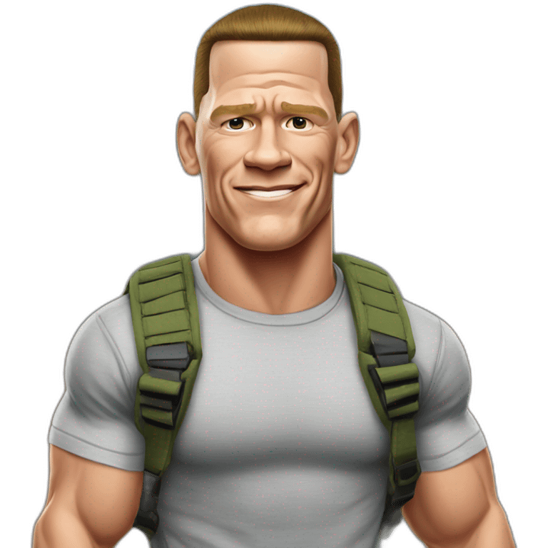 john cena hyper realistic emoji