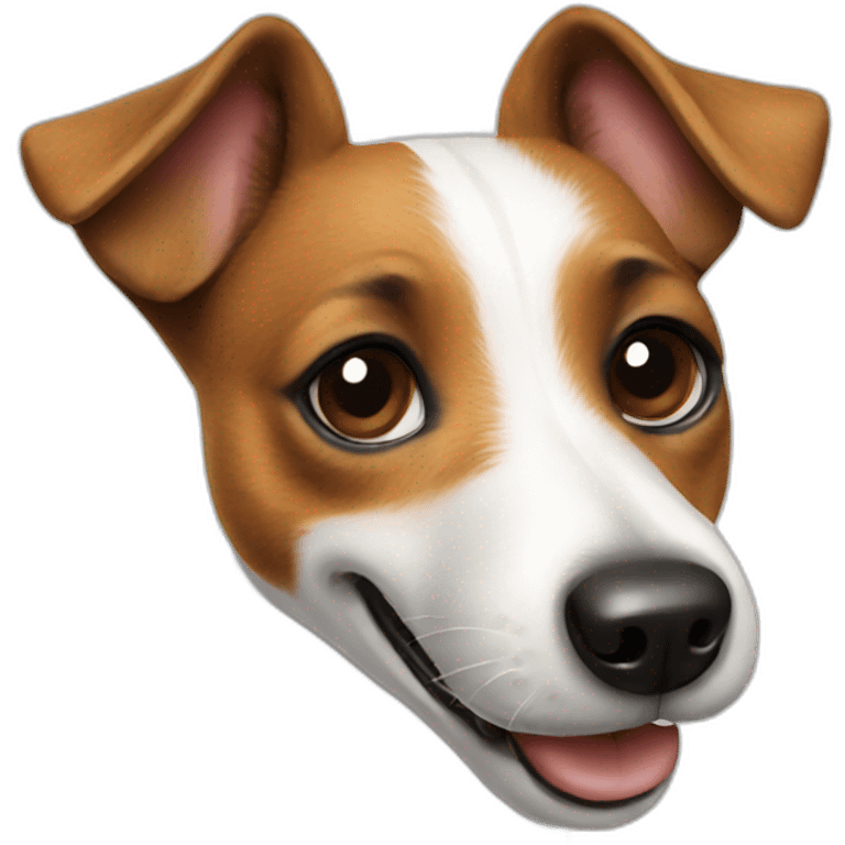 A Jack Russell terrier giving a thumbs up emoji