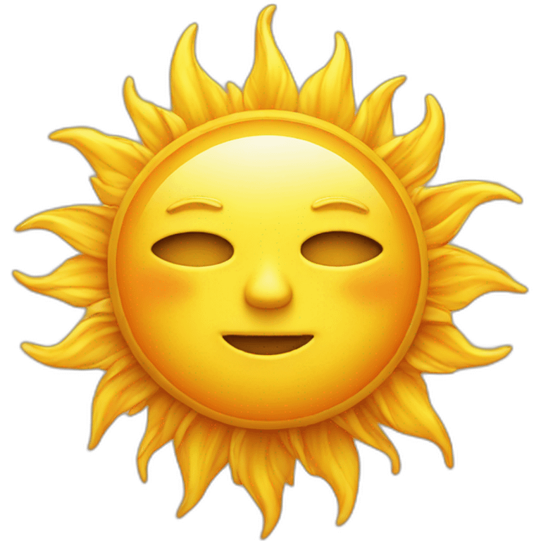 Sun rich emoji