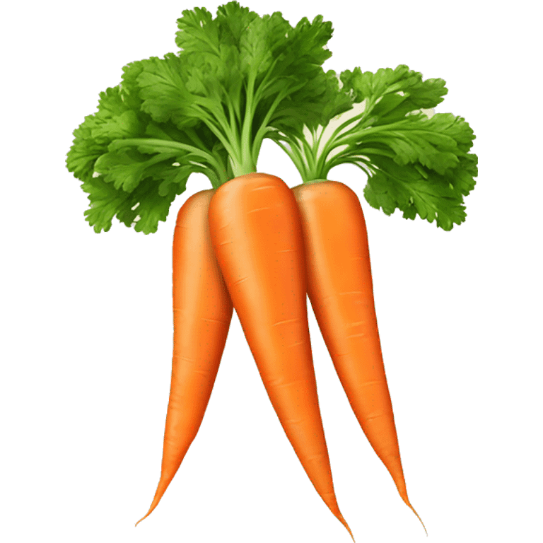 three carrots emoji