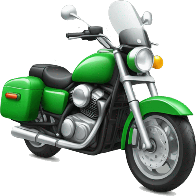 a motorbike green emoji