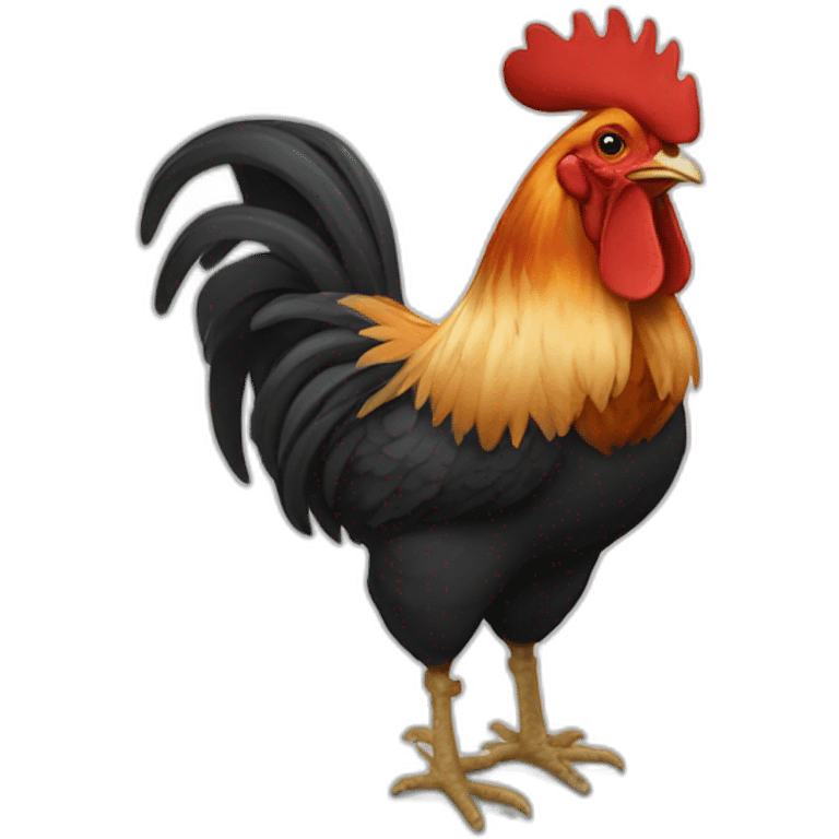 French rooster  emoji