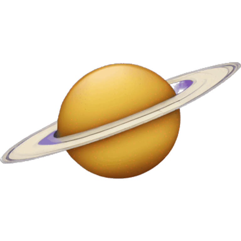 heart shaped, Saturn emoji