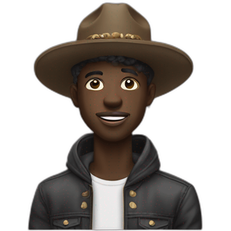 Mix between lil Nas x and ninho emoji