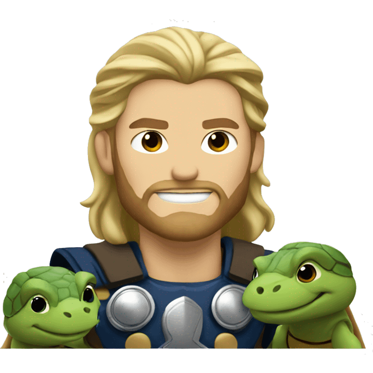 thor with turtles emoji