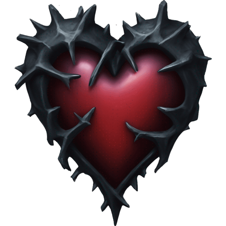 Gothic heart emoji